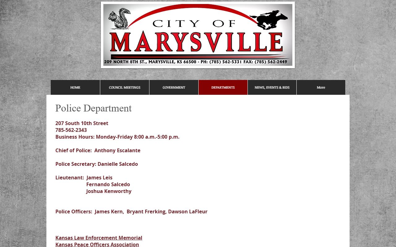 Marshall County arrest records and court charges Marysville police source
