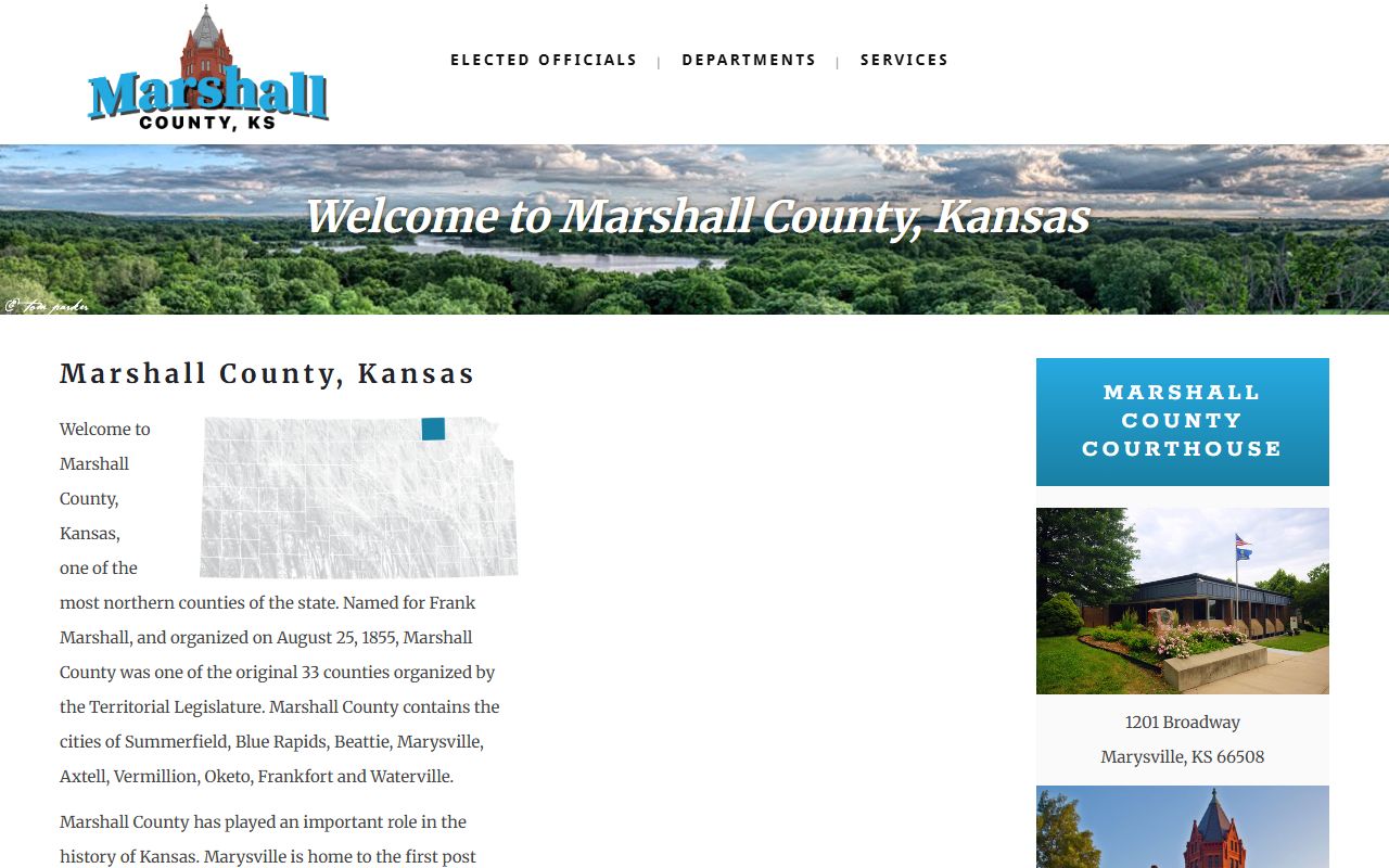 Marshall County court records official county home page