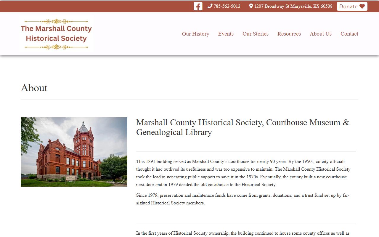 Marshall County marriage records museum and research library